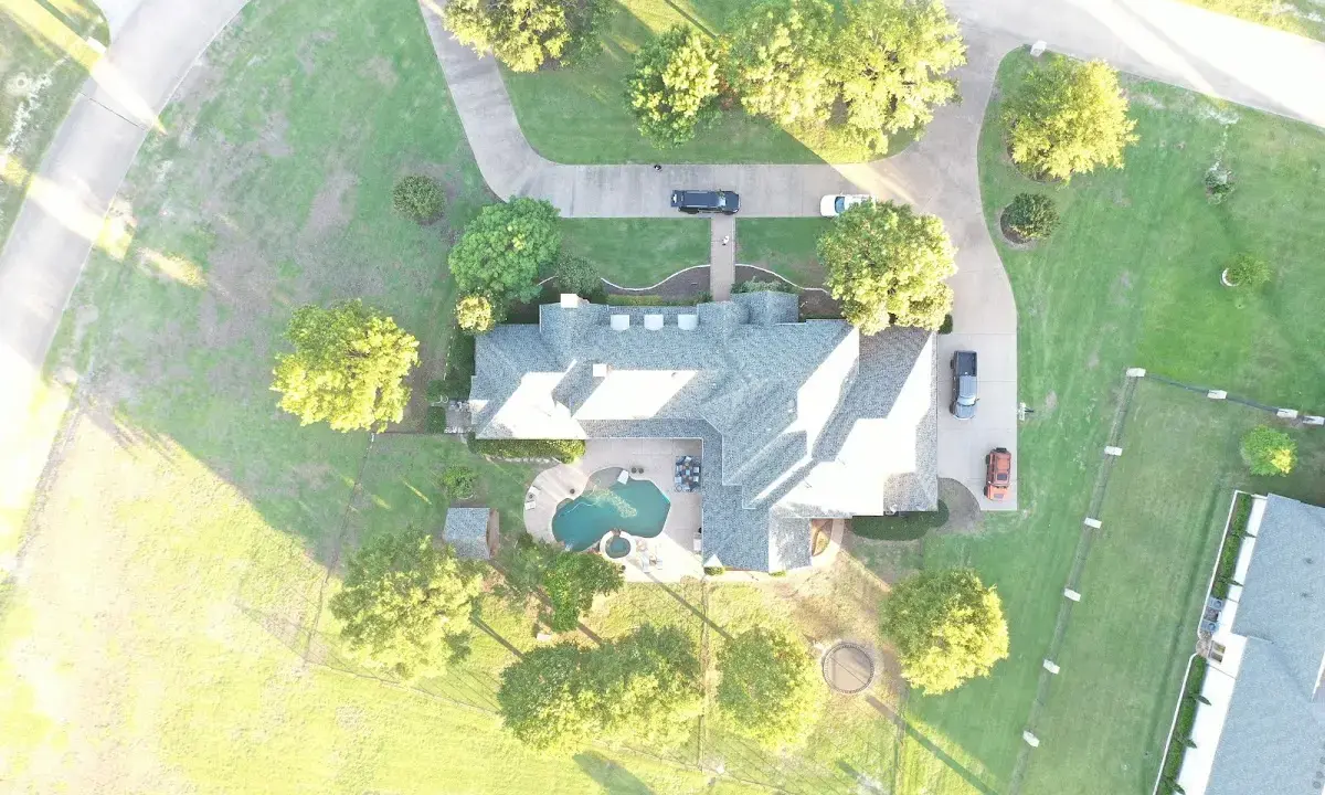 New shingle roof installation on a home in Ozark